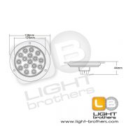 ไฟท้าย LED สแตนเลส 7
